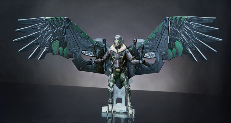 Illustration for article titled Look at the Damn Wings on This Spider-Man: Homecoming Vulture Action Figure